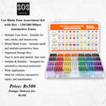 Car Blade Fuse Assortment Kit with Box – 120/180/300pcs Automotive Fuses
