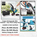 Rechargeable Chainsaw (Easy wood cutting tool)