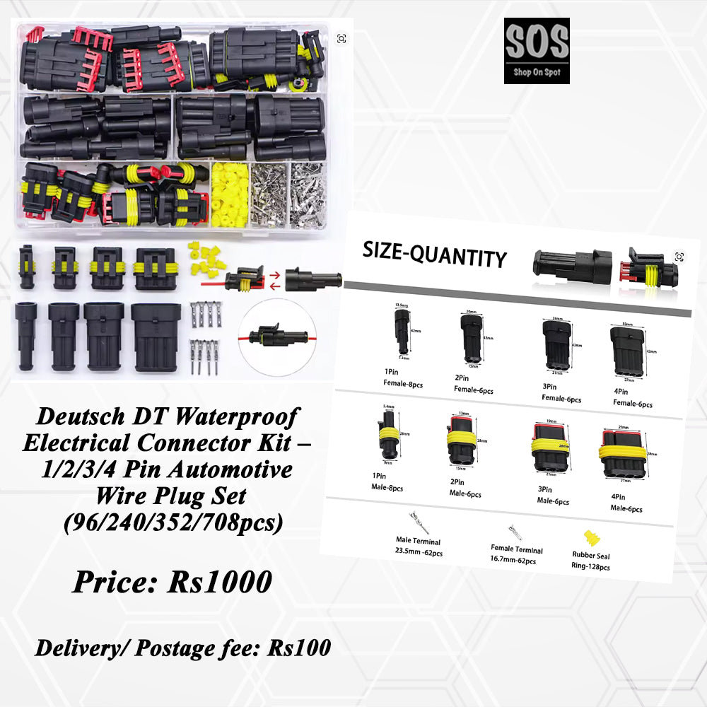 Deutsch DT Waterproof Electrical Connector Kit