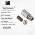 Mini Catalytic Converter O2  Oxygen Sensor Spacer –Check Engine Light Fix Adapter