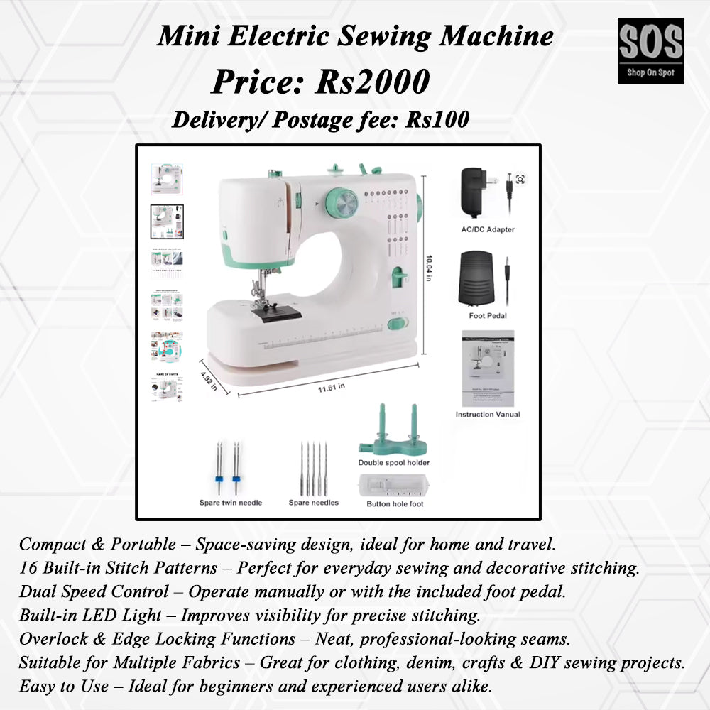 Mini Electric Sewing Machine