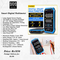 Smart Digital Multimeter with Large Display